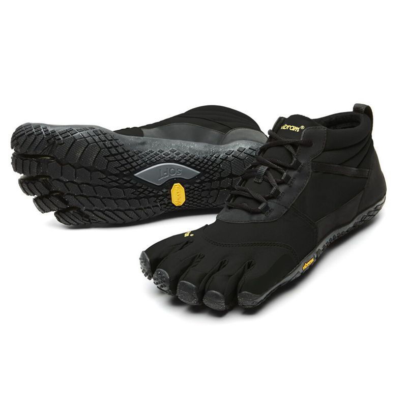 Vibram FiveFingers V-Trek Insulated Férfi Túracipő - Fekete YJWS204